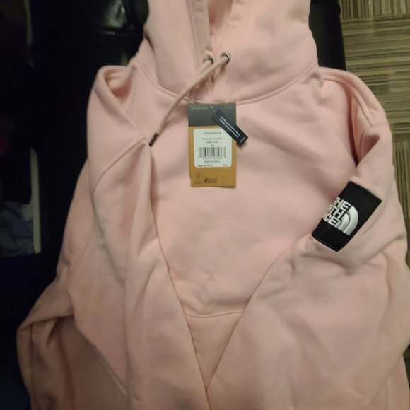 Women's  The Northface HW Box PO Hoodie Cameo Pink - Picture 1 of 6